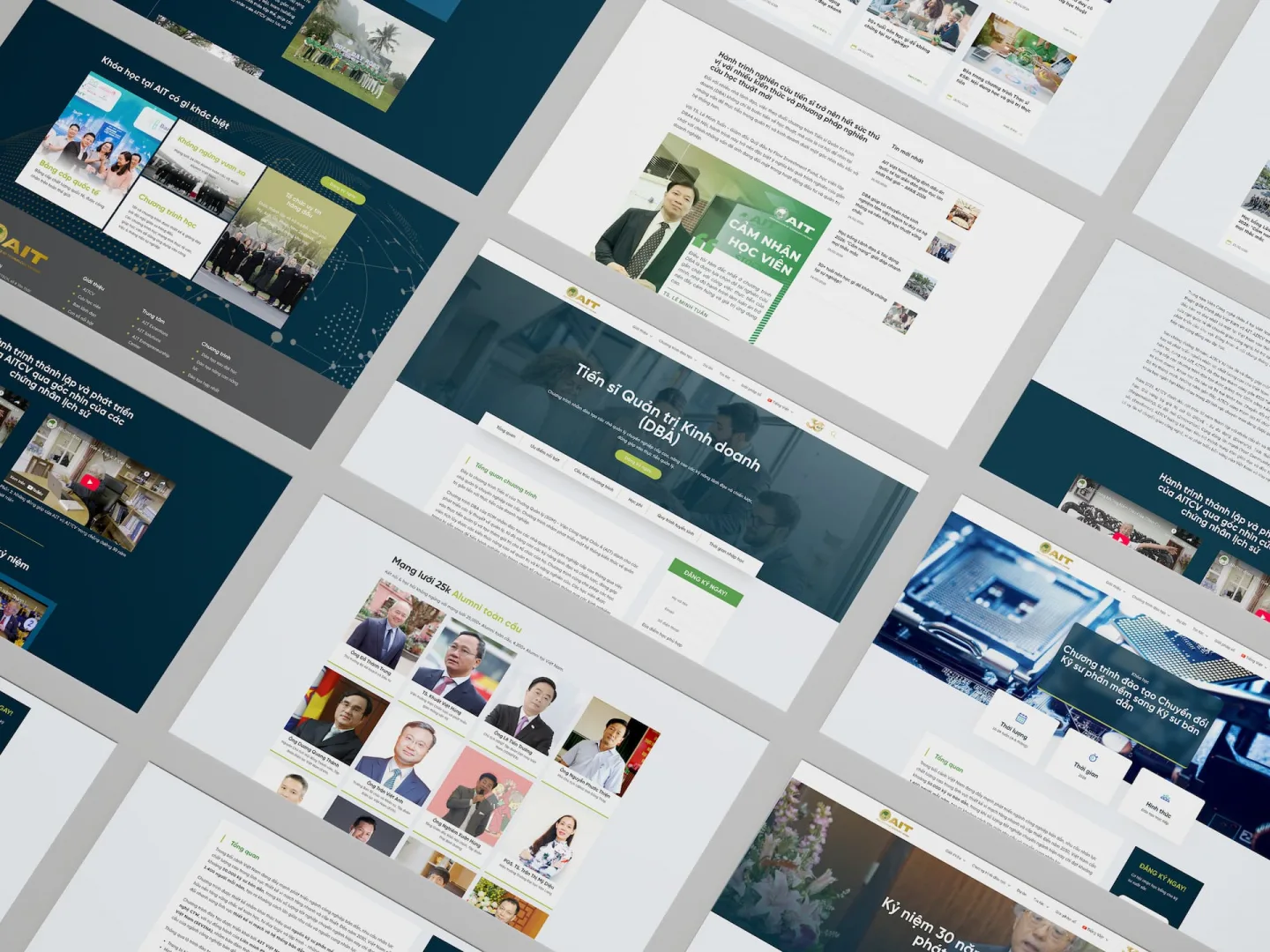 AIT Vietnam — From Legacy Pages to a Bilingual Academic Platform
