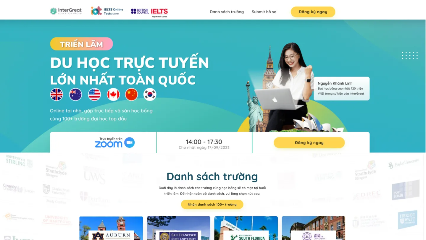 From a Low-Trust Landing Page to a High-Performance Lead Engine for Study Abroad Events